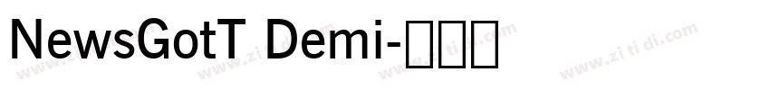 NewsGotT Demi字体转换